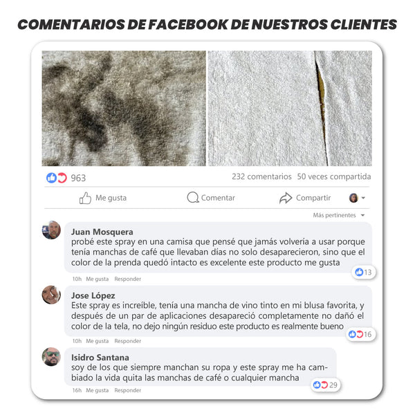 Spray Mágico Quitamanchas